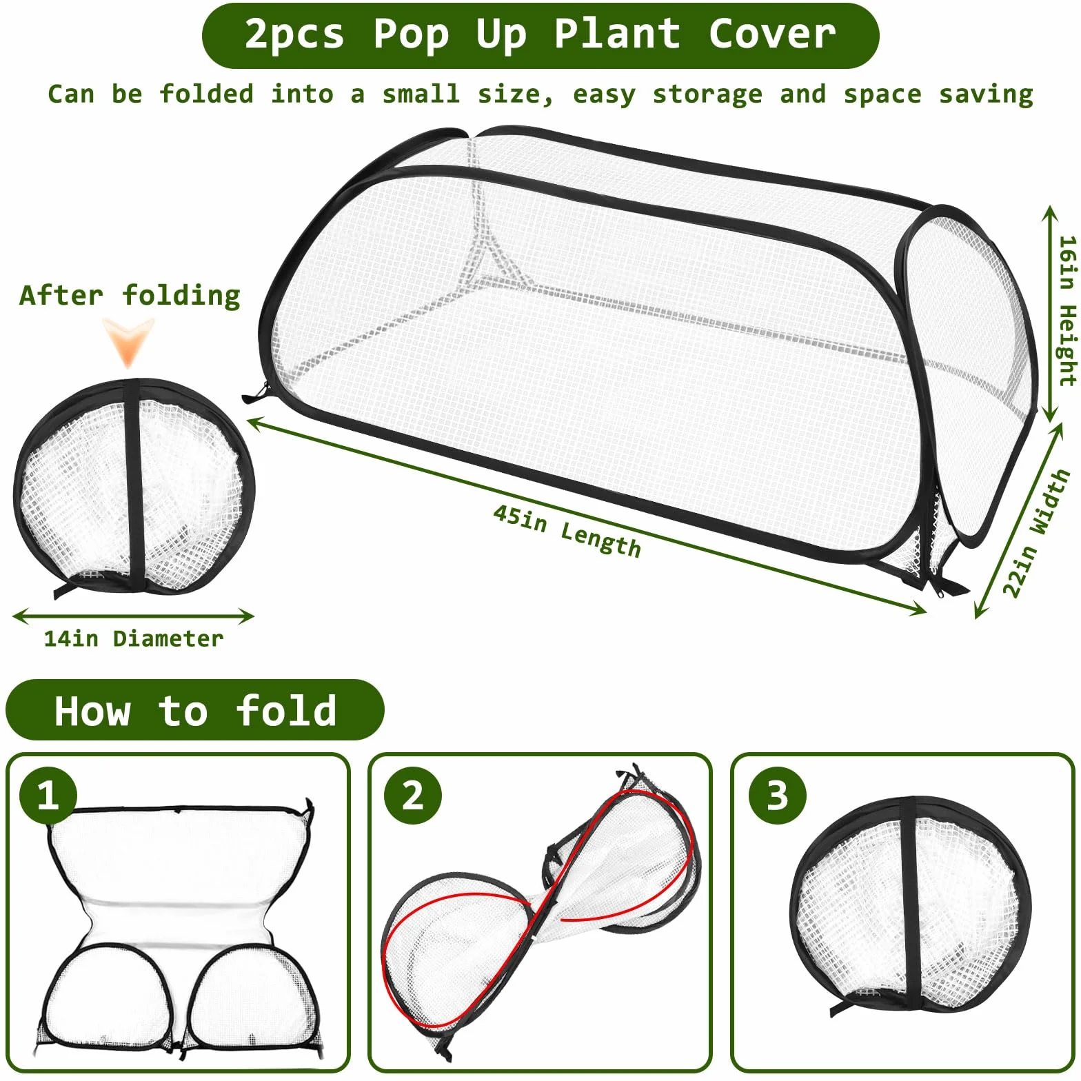 Piccola Serra per Verdure, 114x56x41CM, Freddi per Pomodori e Verdure, Mini Serra Pop-Up, Serra da Giardino in Acciaio e Plastica per Aiuole, Verdura, Fiori, Frutta, Giardino