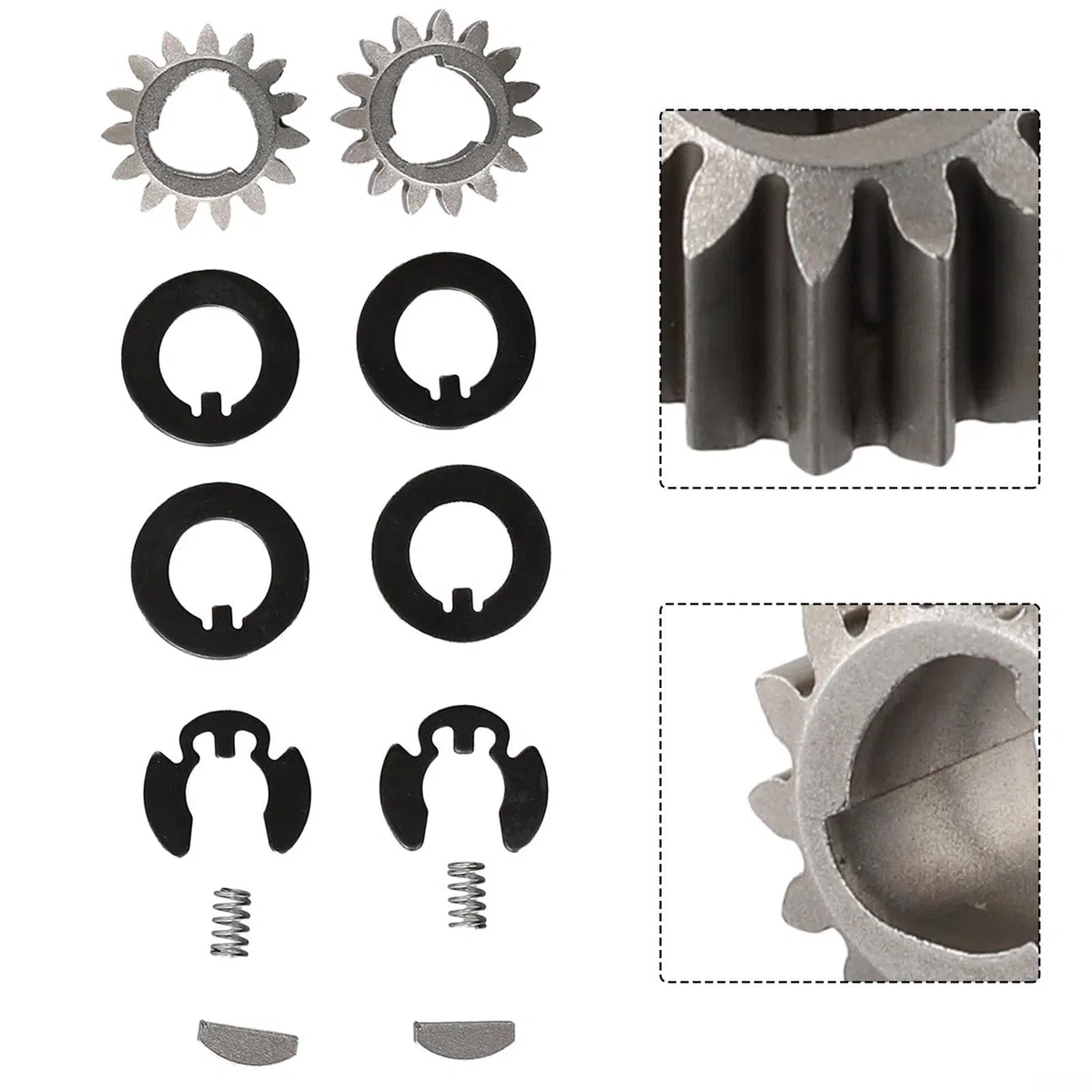 FUBESK Kit di ingranaggi per ruota posteriore Recycler per Toro Recycler Drive Gear Kit 105-3040 105-6840 65-2720 39-9650 612066 di ricambio, kit di ingranaggi per ruota posteriore per tosaerba