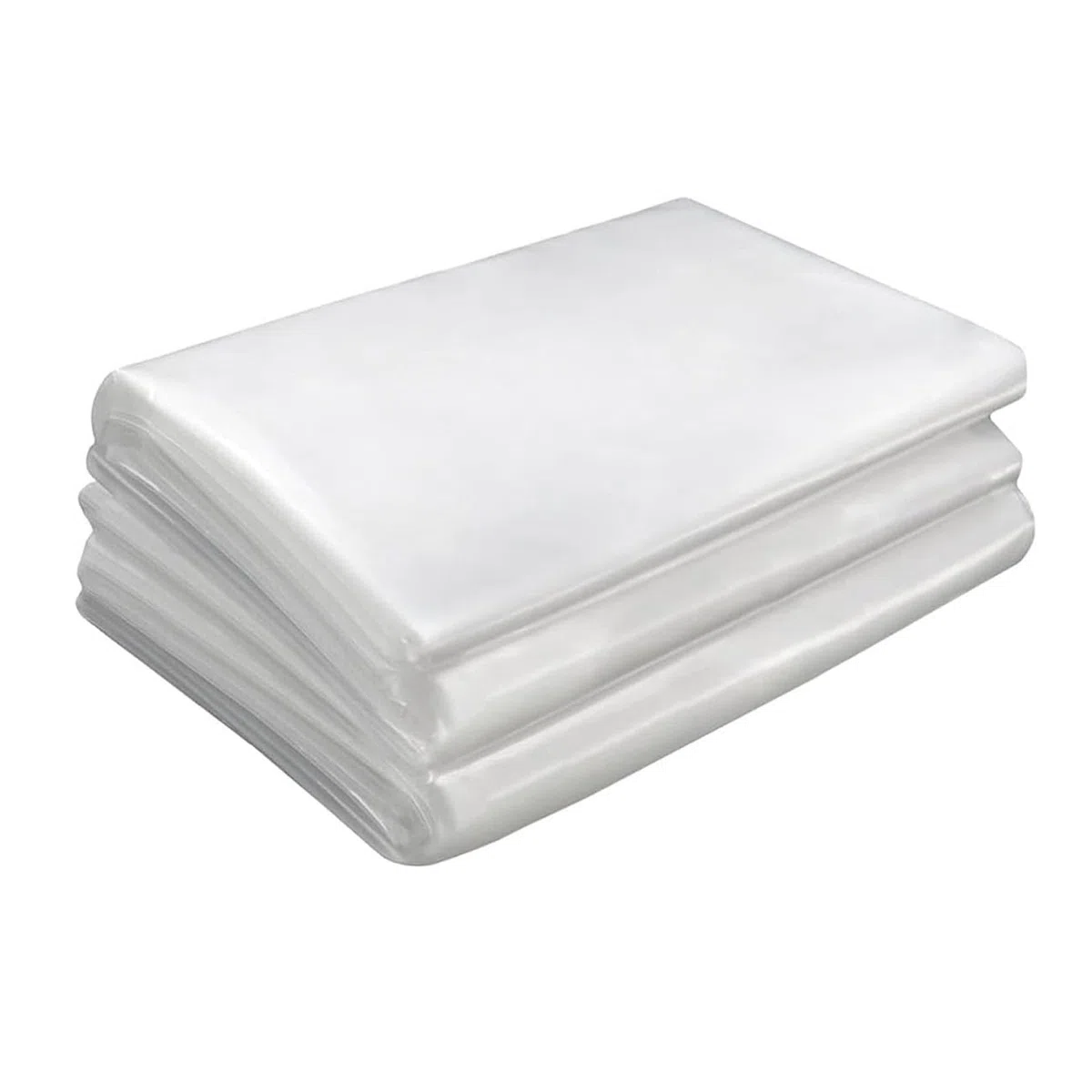 Foglio di plastica trasparente resistente, spesso 2 m x 3 m, in polietilene impermeabile, versatile foglio di plastica trasparente per giardinaggio, agricoltura, pittura, edifici, copertura