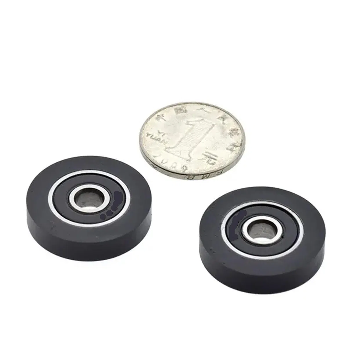 Compatibile con ruota guida in PU 6x28x6mm 626RS 10/50 pezzi | Ruota guida silenziosa in PU con cuscinetto 626RS for sistemi di trasporto.(10pcs)