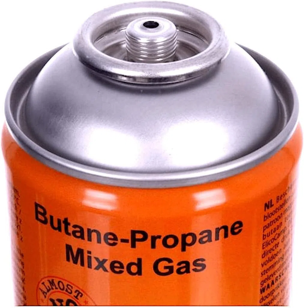 SMH LINE 12 x 600 ml cartuccia a gas universale per fornello a gas da campeggio, bruciatore a gas propano butano 7/16", filettatura europea EN417, cartuccia a vite, valvola a vite, bruciatore di