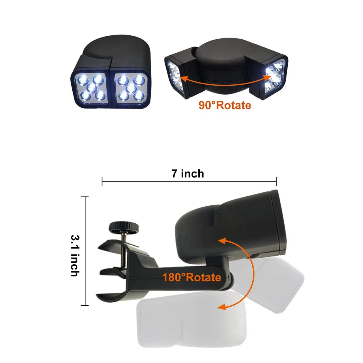 Luce LED per barbecue, impermeabile, super luminosa, resistente al calore, flessibile per grigliare all'aperto