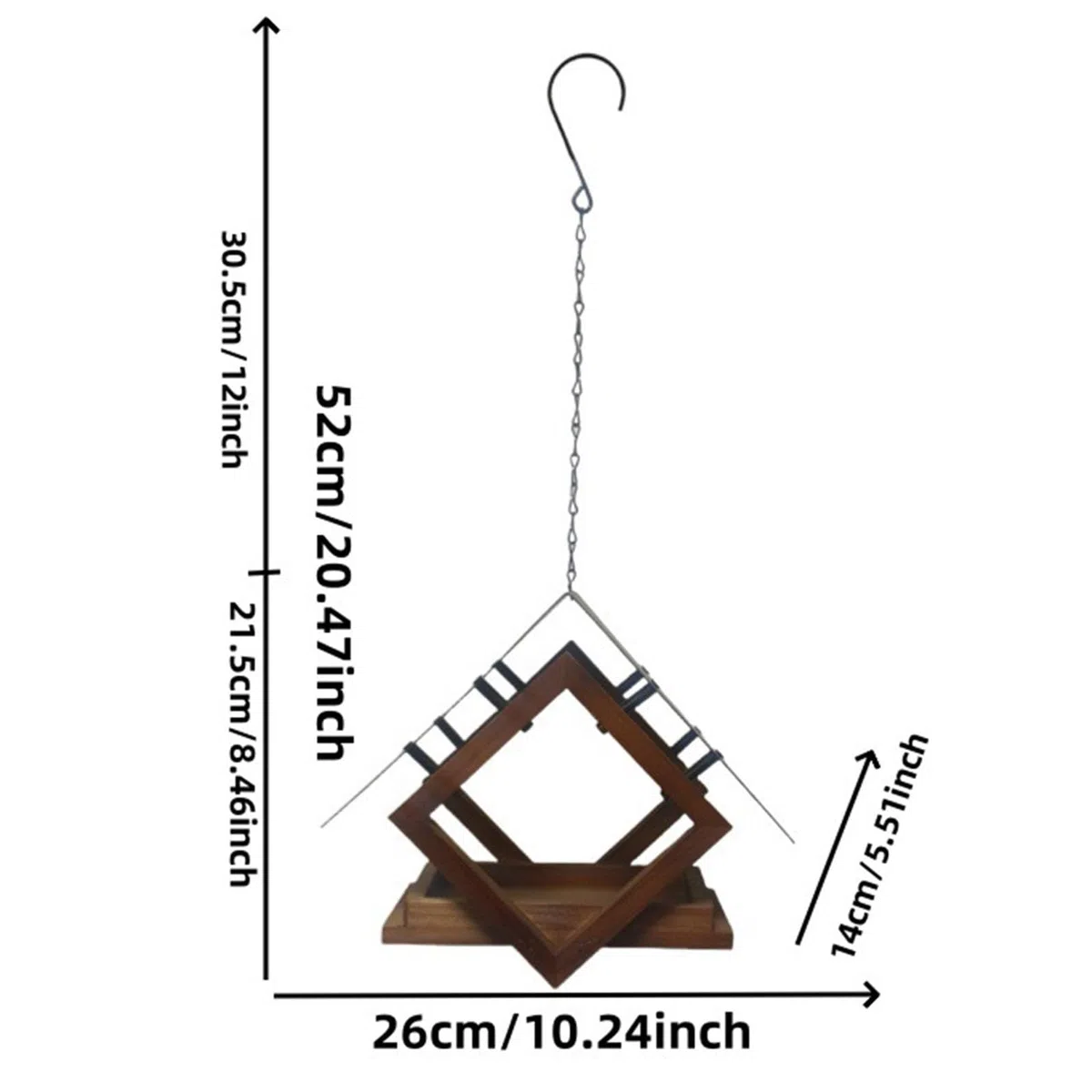 KESOTO Struttura Stabile Stabile Appesa, Decorazione Resistente al Giardino E Pratica Moderna per Il Patio del Ester