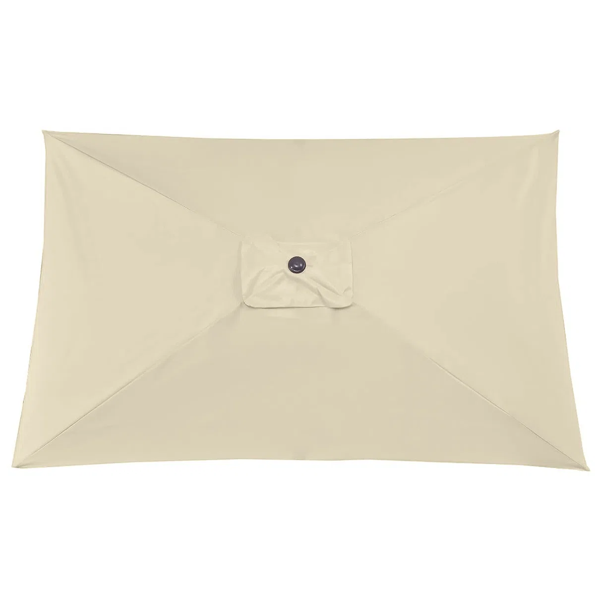 Tenda di ricambio rettangolare in tessuto per terrazzo, tavolo da mercato, ombrellone robusto e spesso, per balcone, terrazza, area erba, bar (solo 3 x 2 m), beige, 2 x 3 m