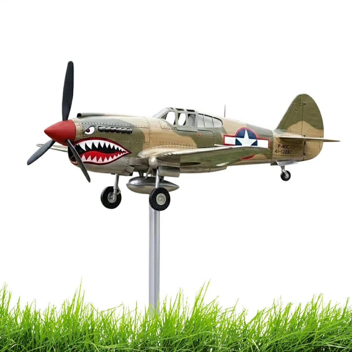 Girandola da Giardino in Metallo,Scultura 3D Storica | Banderuola Aereo per Giardino - per, Cortile, Terrazza, Fattoria, Spiaggia, Villetta, Recinzione