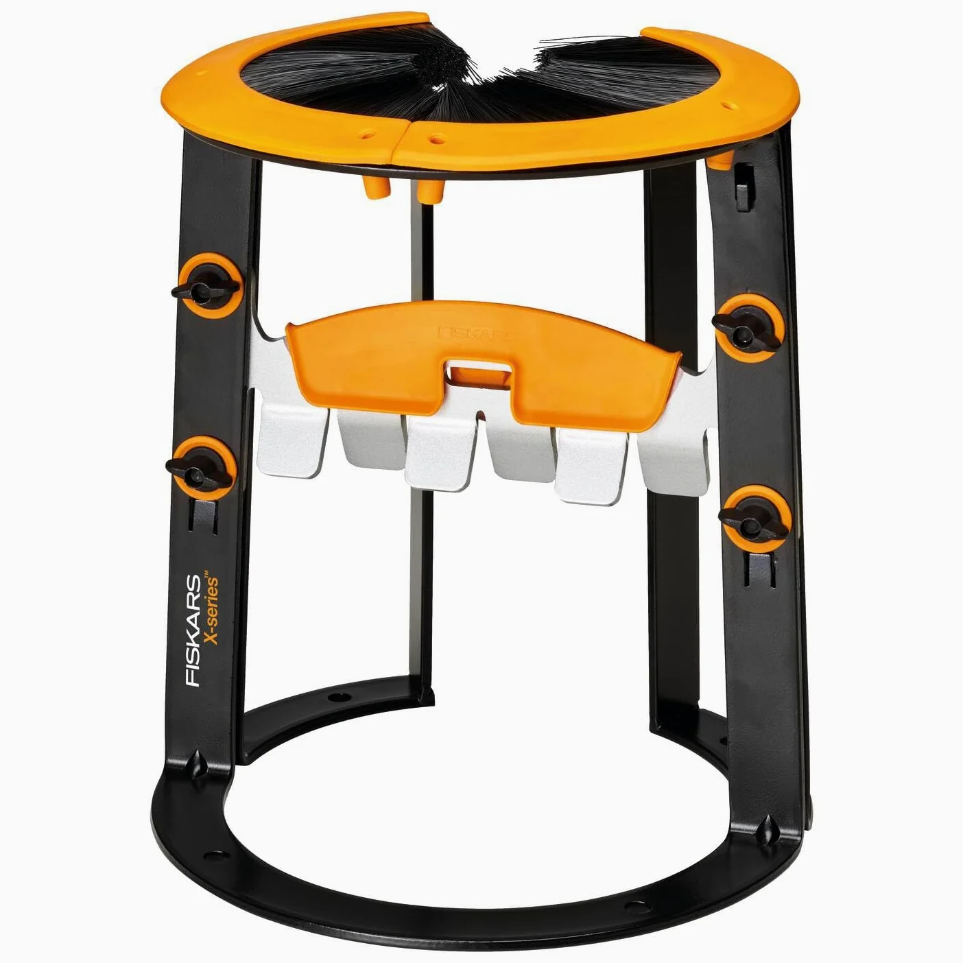 Fiskars Serie X Spaccalegna L per Legna da Ardere, Spaccalegna Manuale e Sicuro per Ceppi Fino a Ø 12 cm, Borsa Inclusa, Nero/Arancione, 1079156