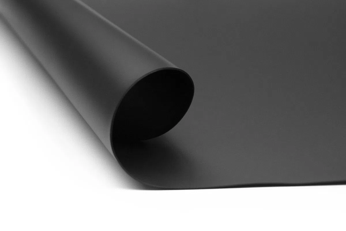 ANKO PLANEN Pellicola per laghetto in PVC di alta qualità, colore nero, 0,5 mm, 1 mm, 1,5 mm, prodotto in UE (2,0 m x 2,0 m, 0,5 mm)