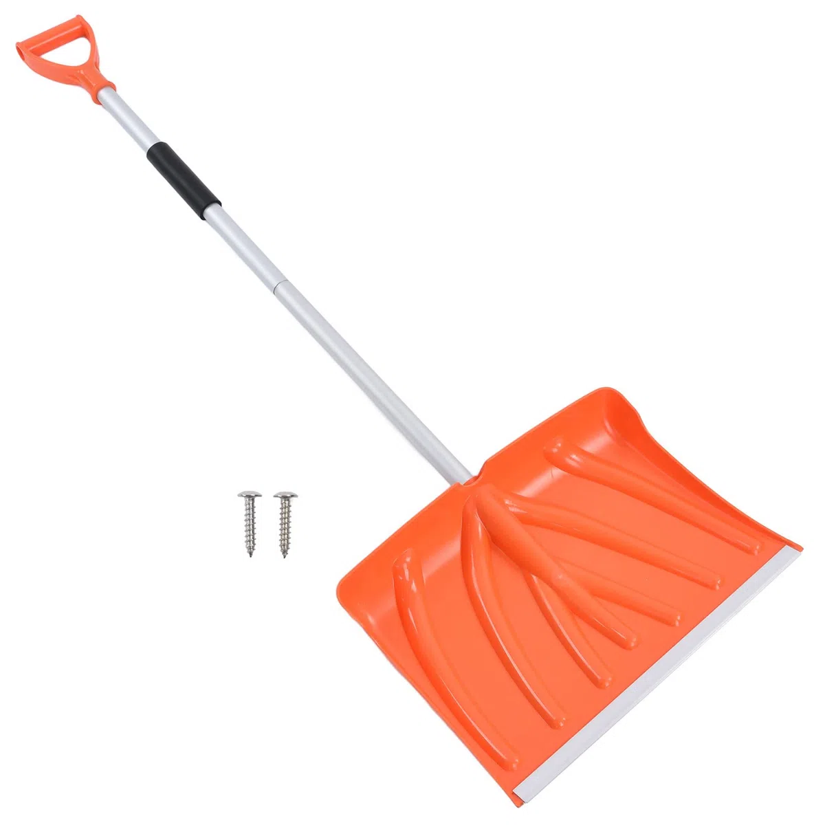 JOCHEN Spazzaneve, Pala da Neve, Pala da Neve con Manico ergonomico, Pala da Neve in plastica con Attacco in Alluminio