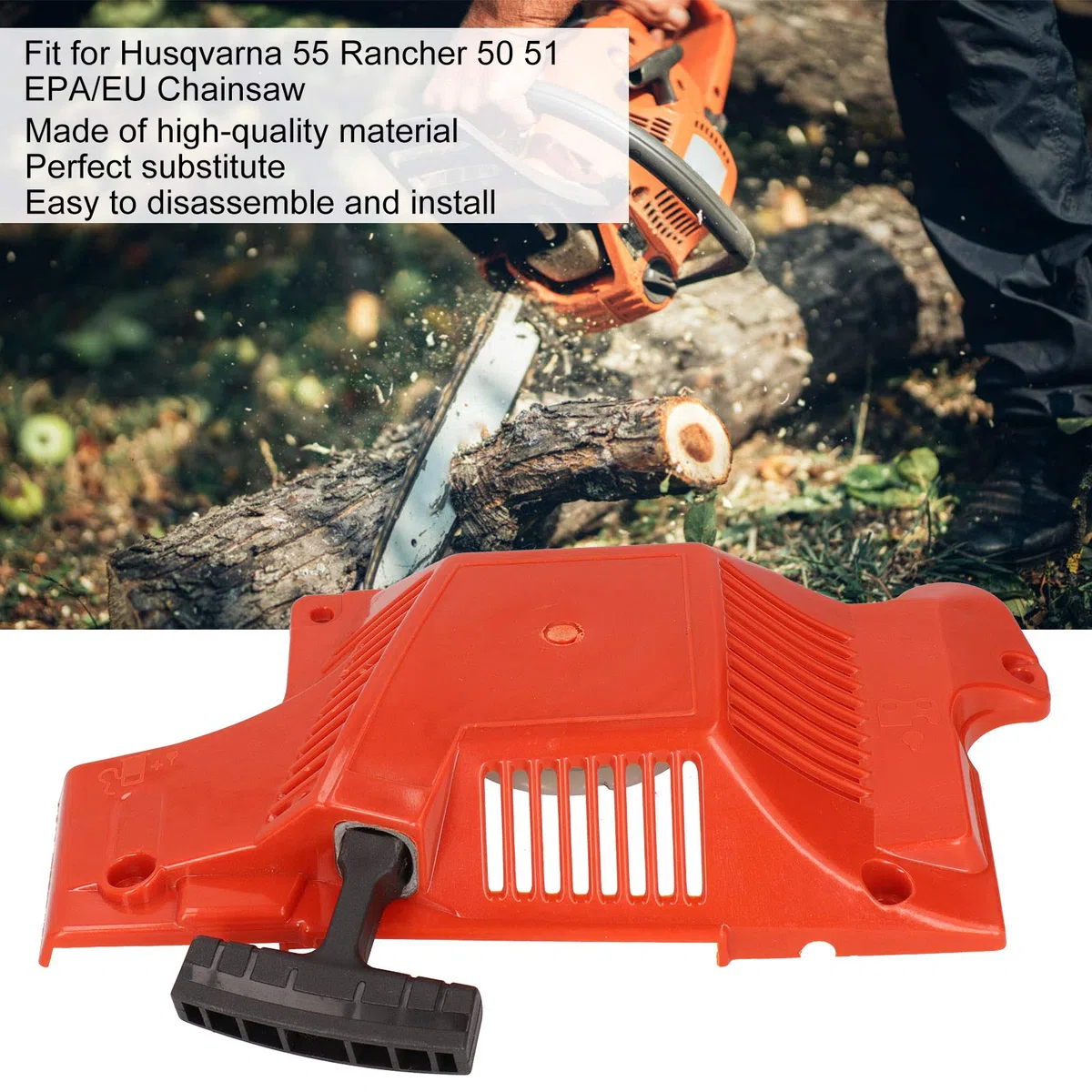 Avviamento a strappo, Avviamento a strappo per Husqvarna 55 Rancher 50 51 EPA/EU1 Attrezzatura per motosega