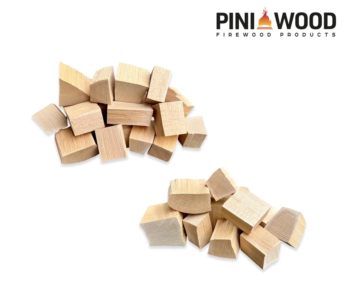 PINI Wood Chunks in legno di faggio senza corteccia 7 kg