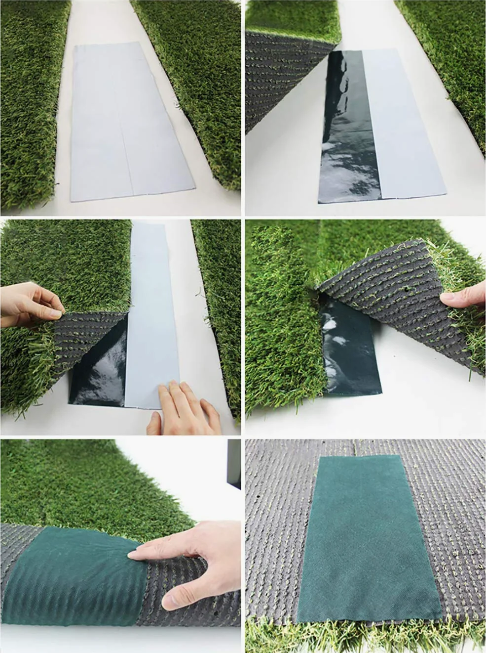 Nastro di giunzione per erba artificiale, autoadesivo per il collegamento di 2 pezzi, tappeto erboso, 15 cm x 10 m
