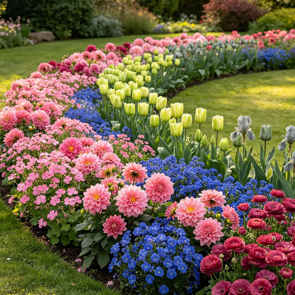 FioriRizoma multicolore - copertura terreno d'appartamento esotiche giardino giardino 15Bulbi