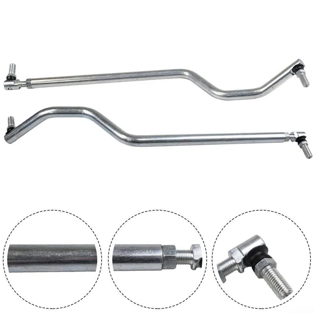 Coppia di anelli di trazione sterzo GY20491 GY20492, per tosaerba L100 / L105 / L107 / L108 / L110 / L111 / L118 / L120 / L130 / G110 in acciaio al cromo molibdeno sinistro e destro
