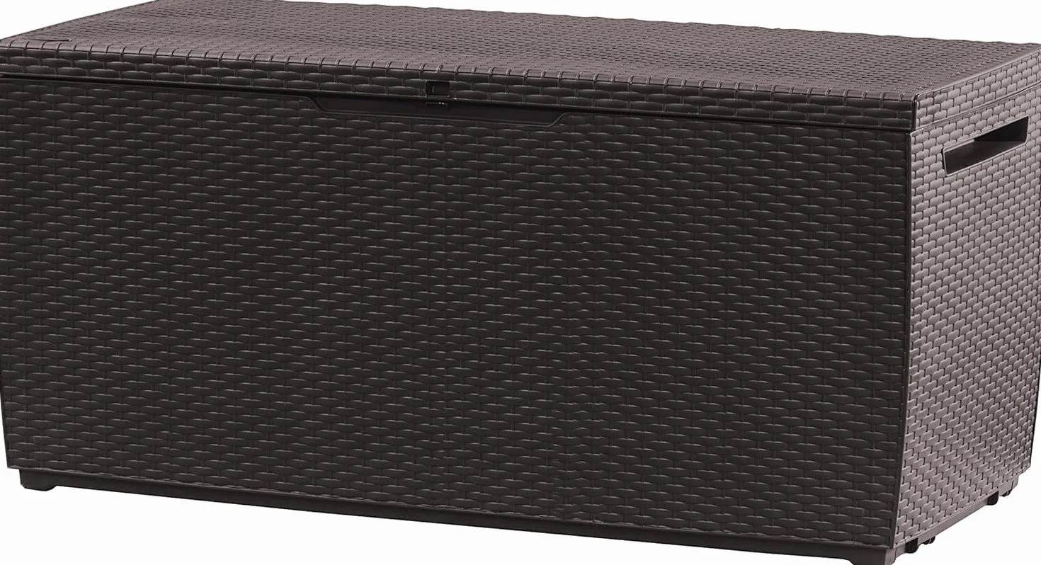 Keter Baule da Esterno Capri, Marrone, capacità 305L, 123x54x75H cm