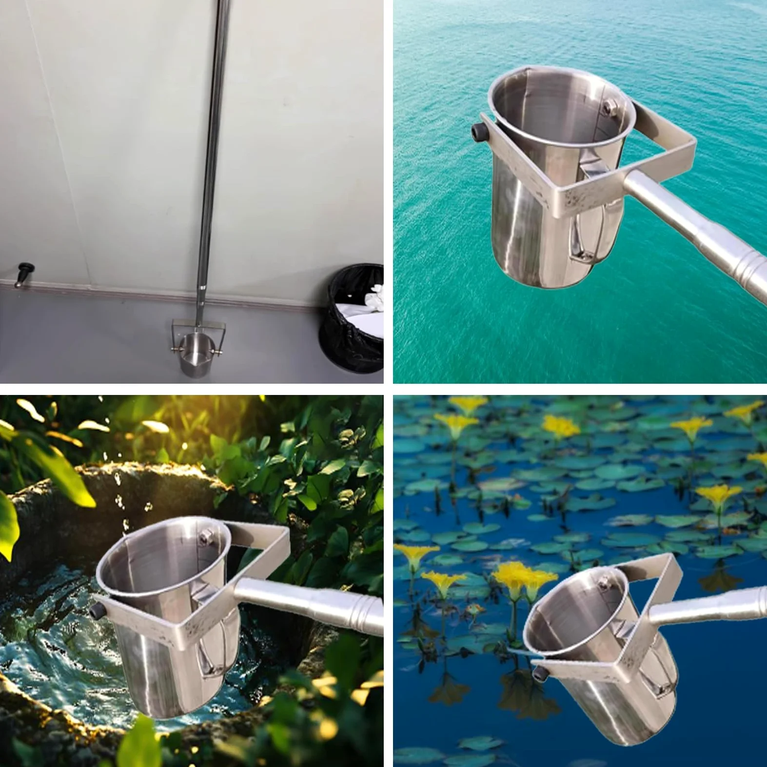 Kit per campionamento dell'acqua per test accurati in stagni, piscine e laghi