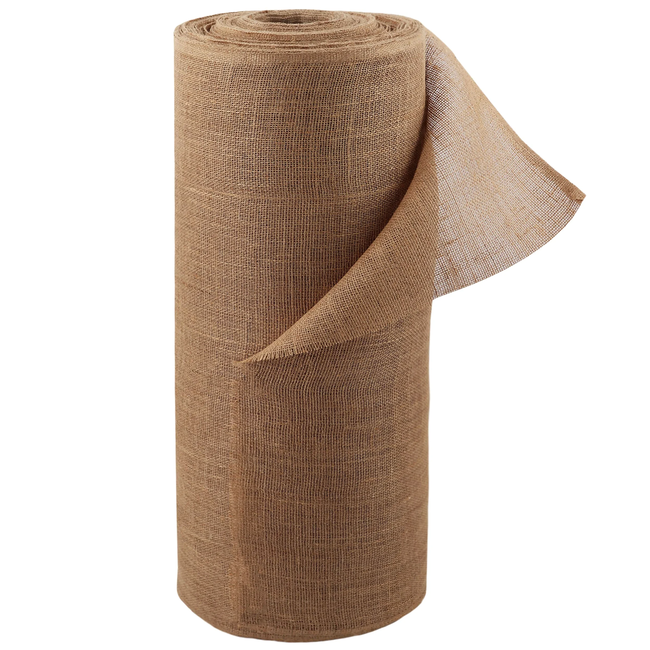 Aquagart Tessuto di iuta 215 g/m², tappetino di iuta da giardino, tessuto di iuta per decorazione, nastro di iuta per piante, protezione invernale, protezione delle radici, diverse lunghezze (25 m di