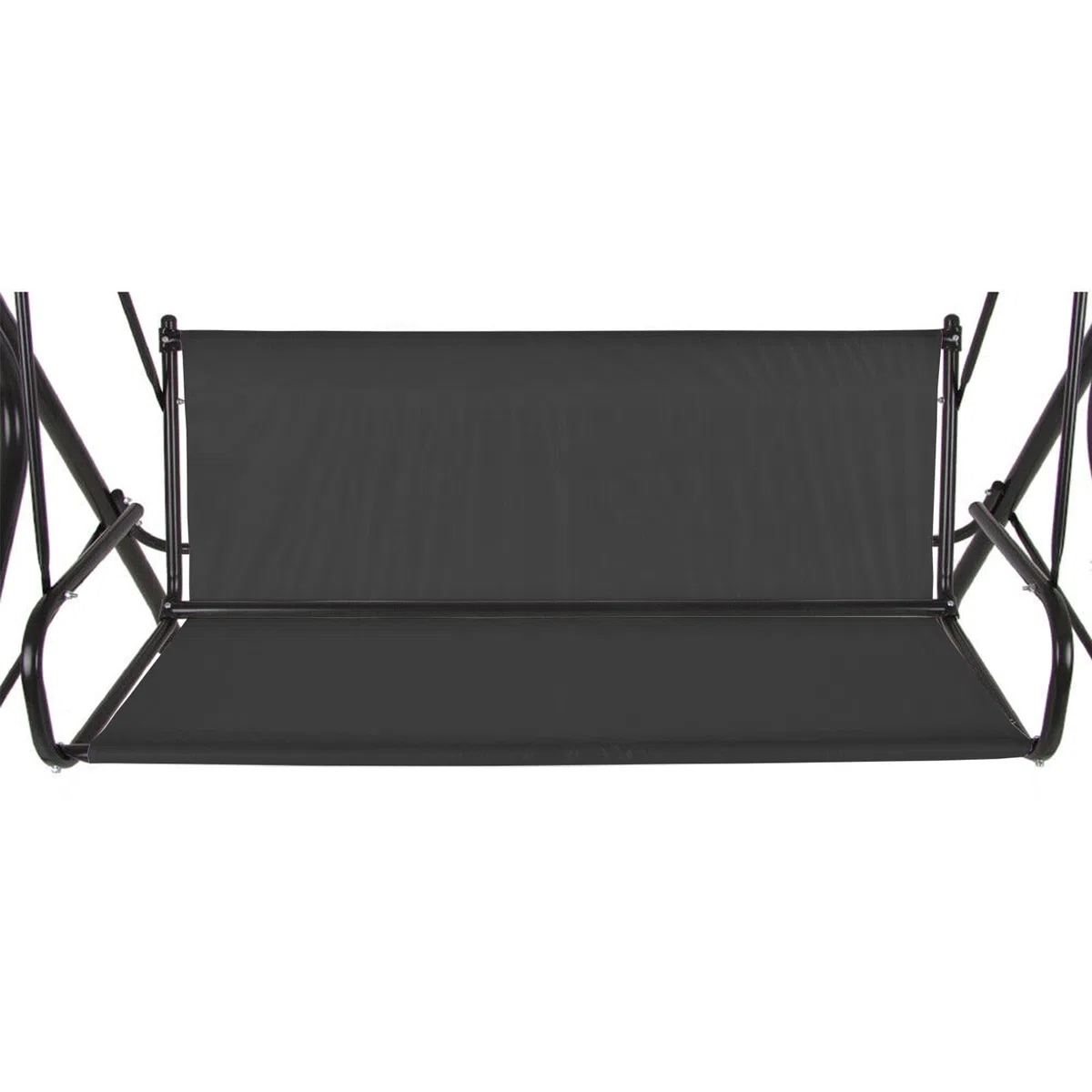 Coprisedile da Giardino per Dondolo, Copriseduta di Ricambio per Dondolo da Giardino, Coprisedili per Altalena da Giardino Tessuto Oxford 600D (115 * 48 * 48cm,Schwarz)