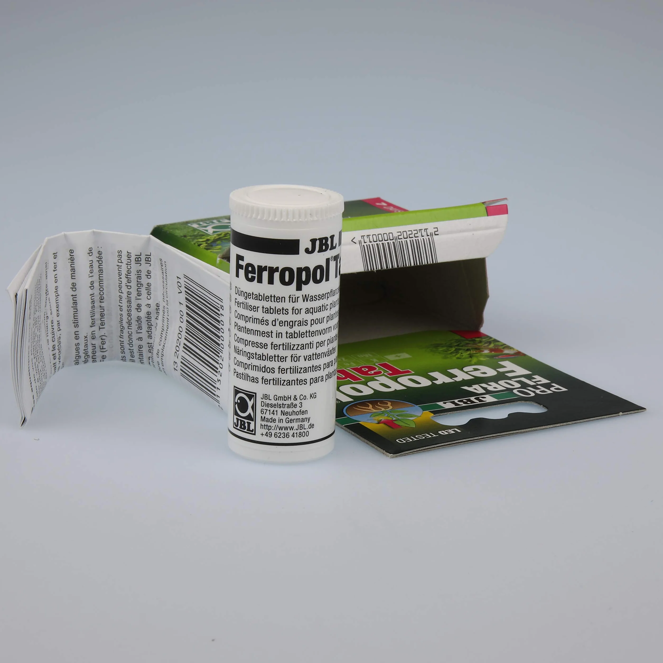 JBL - Fertilizzante per Piante per acquari d'Acqua Dolce FerropolTabs 2020000", 30 compresse