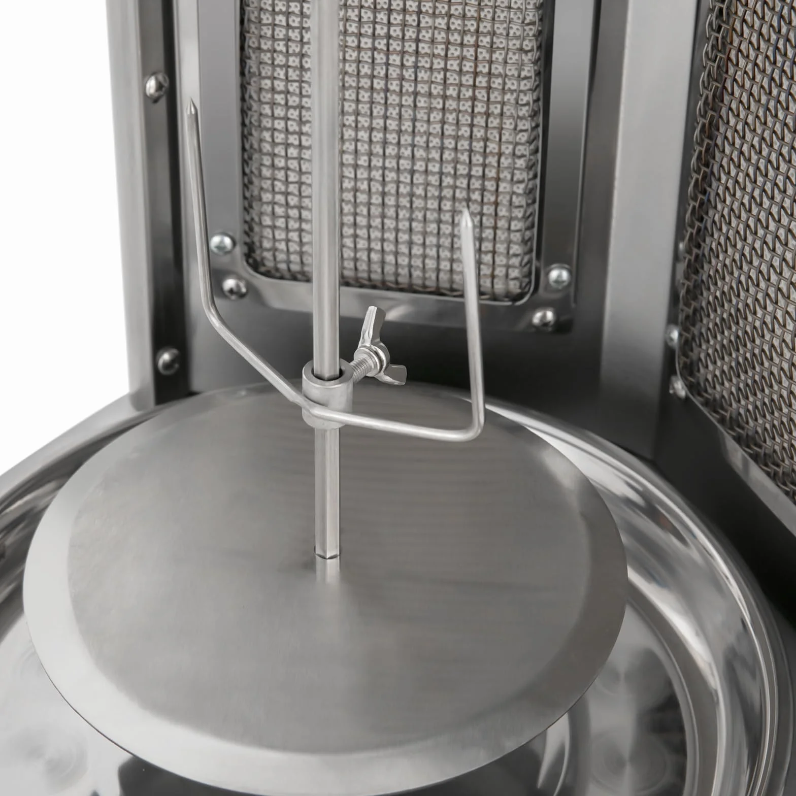Barbecue in acciaio inox, 4300 W, elettrico per kebab a gas, Kebap Grill Gyrosgrill Döner Barbecue da tavolo per cucina e barbecue