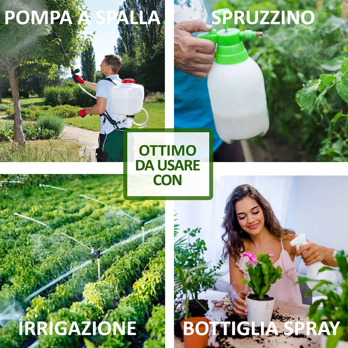 Stop corroborante 1lt + Olio di Neem BIOLOGICO 1lt + Sapone Molle 1lt - TRIS