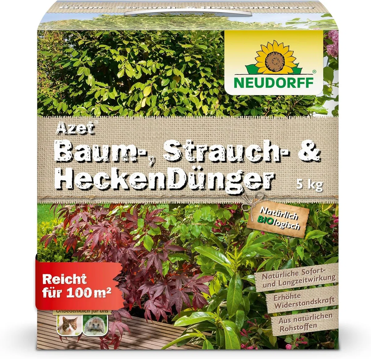 Neudorff - Fertilizzante per Alberi, Arbusti E Siepi, 5 kg
