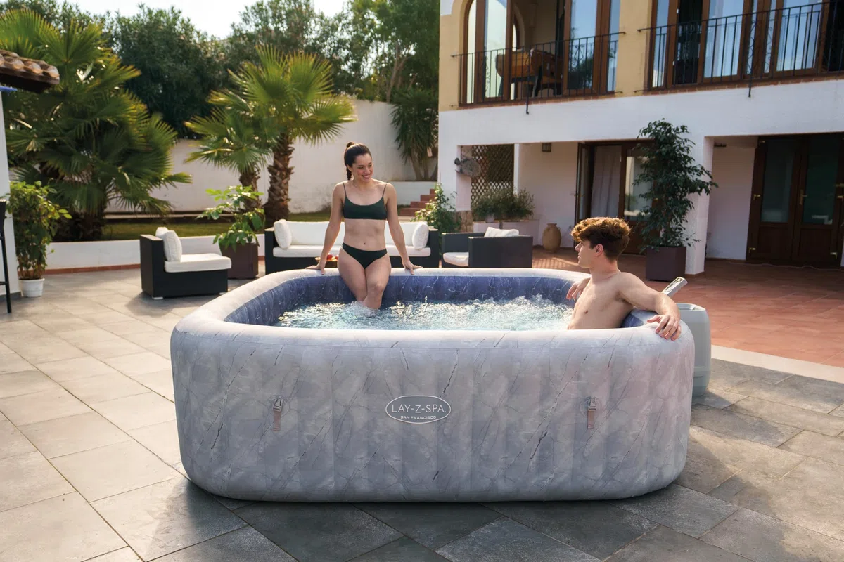 Bestway 60161-6 Minipiscina idromassaggio gonfiabile San Francisco Lay-Z-Spa HydroJet Pro