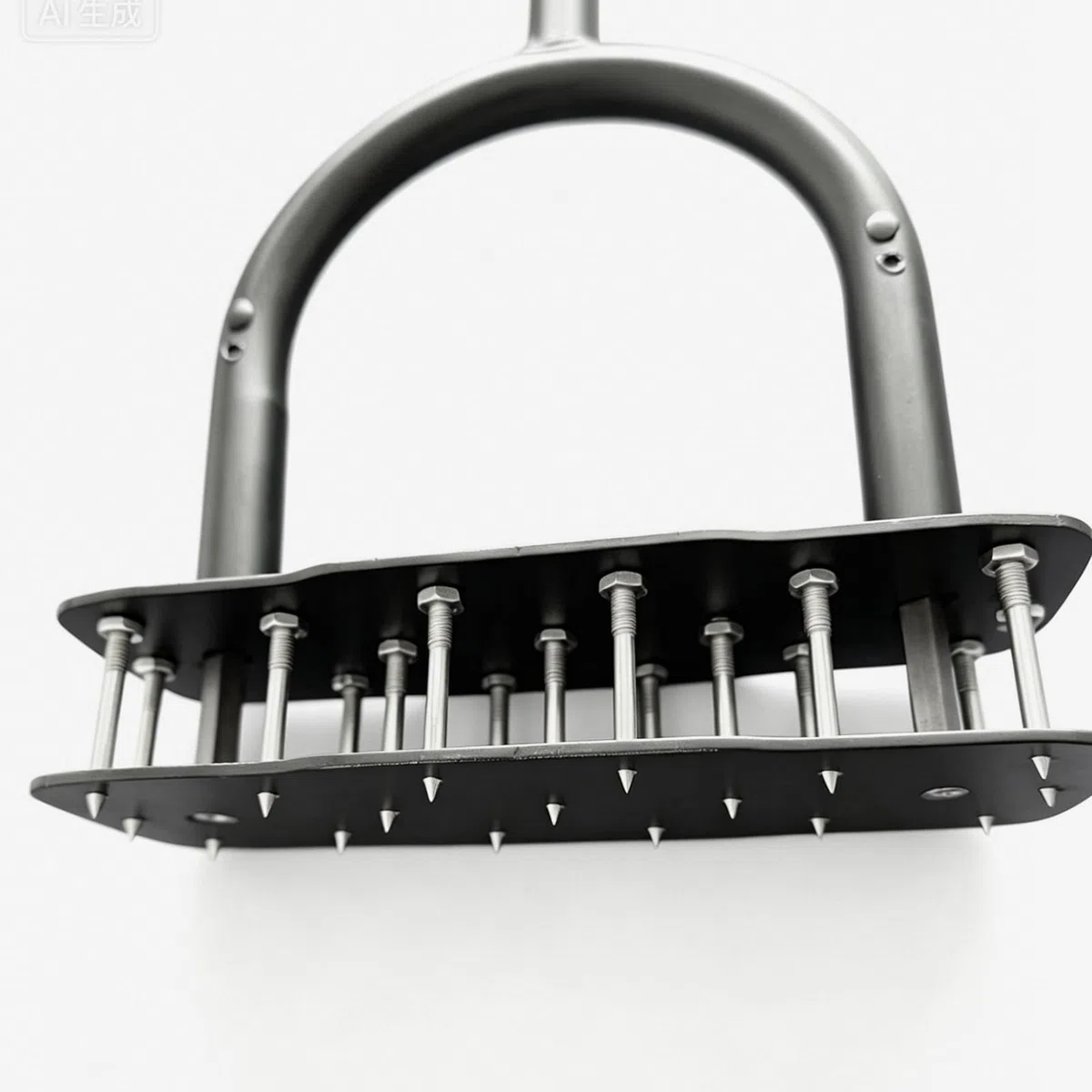 Aeratore per prato – Apparecchio portatile con paletto da terra robusto di terreno durevole | componente metallico, dispositivo di manutenzione del prato per la manutenzione del