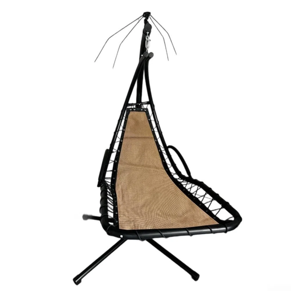 Minhe Tessuto di ricambio per sedia a dondolo da giardino, 64 x 197 x 23 cm, tessuto di ricambio per riparazione di sedie sospese, con borsa laterale (1 pezzo senza tasche)