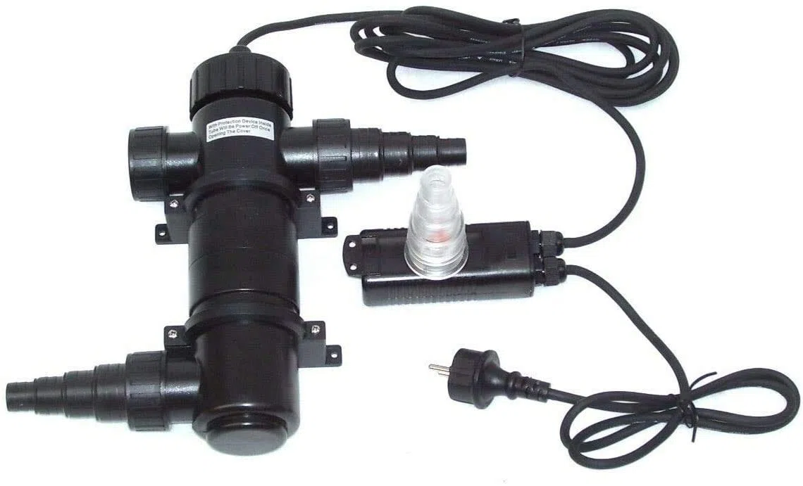 D&L UVC 55088 - Filtro luminoso per laghetto con raggi UV per eliminare le alghe [UVC-11W