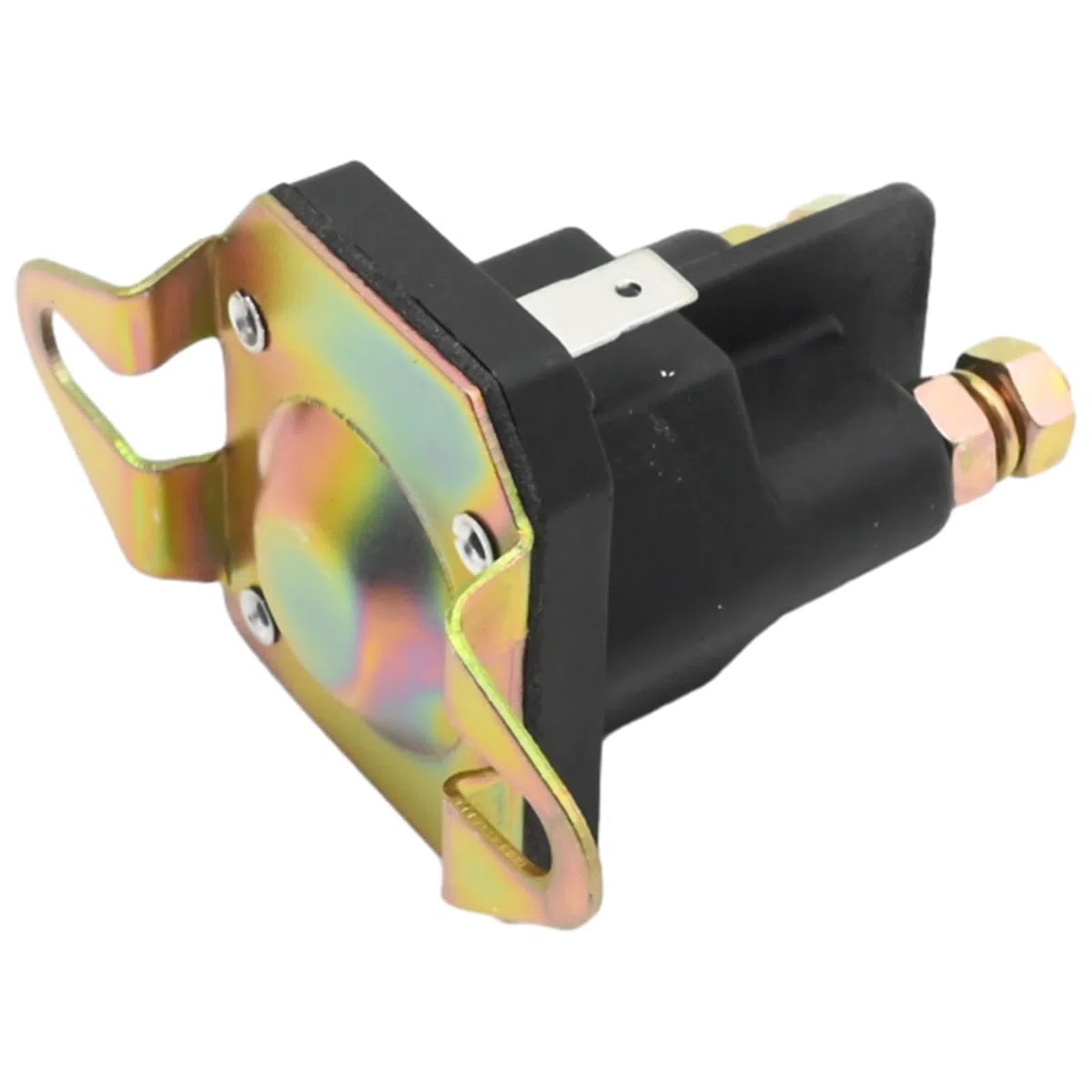 Hoypeyfiy Relè solenoide di avviamento da 12 V, solenoide di avviamento multiuso di ricambio per Trombetta di ricambio per Bluebird per Husqvarna 93265WR 812-1221-211-16 812-1221-211