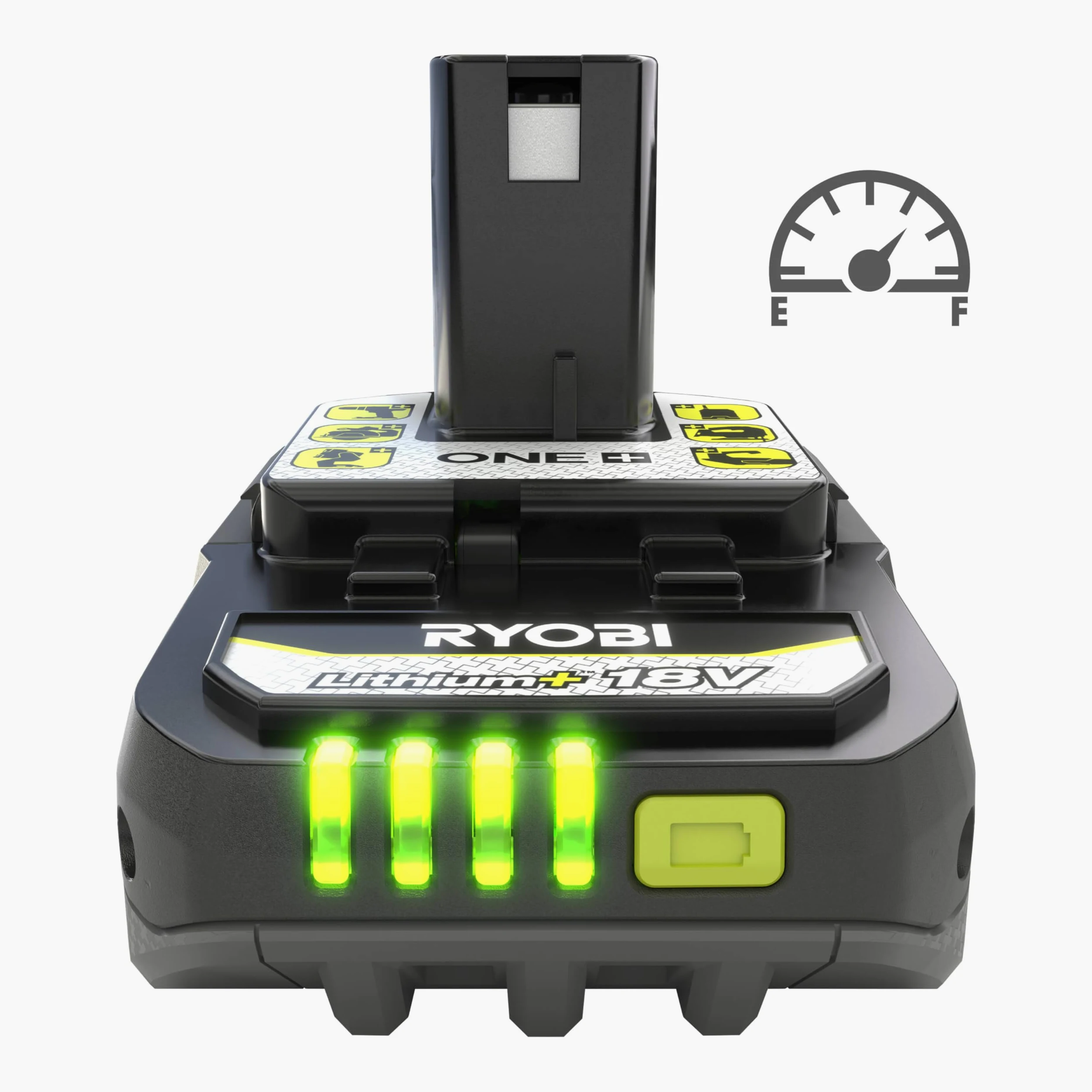 Ryobi Tagliasiepi a Batteria 18V 40 cm, Capacità di Taglio 16 mm, Lame Affilate al Diamante, Leggero e Compatto, con Batteria 2.0 Ah e Caricabatterie, RY18HT40A-120P