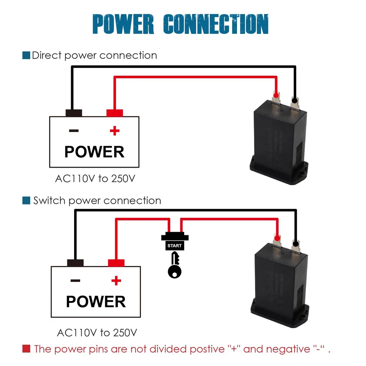 Contaore digitale Runleader, record di ore di esercizio totali per generatore di inverter per tosaerba ZTR Compressore d'aria Macchina lavasciuga per auto da club Attrezzatura (AC110V-250V)