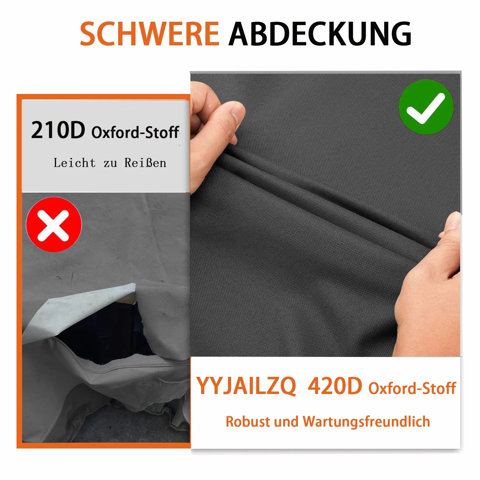 Copertura Sdraio Sospesa Impermeabile, Coperture Lettino Sospesa, 420D Tessuto Oxford - Nero (200 * 120-200cm)