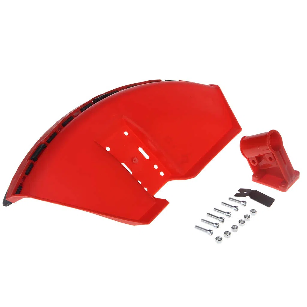 JOYKK CG520 430 Coperchio di Protezione per decespugliatore Grass Trimmer 26mm Blade Guard con Lama - Rosso
