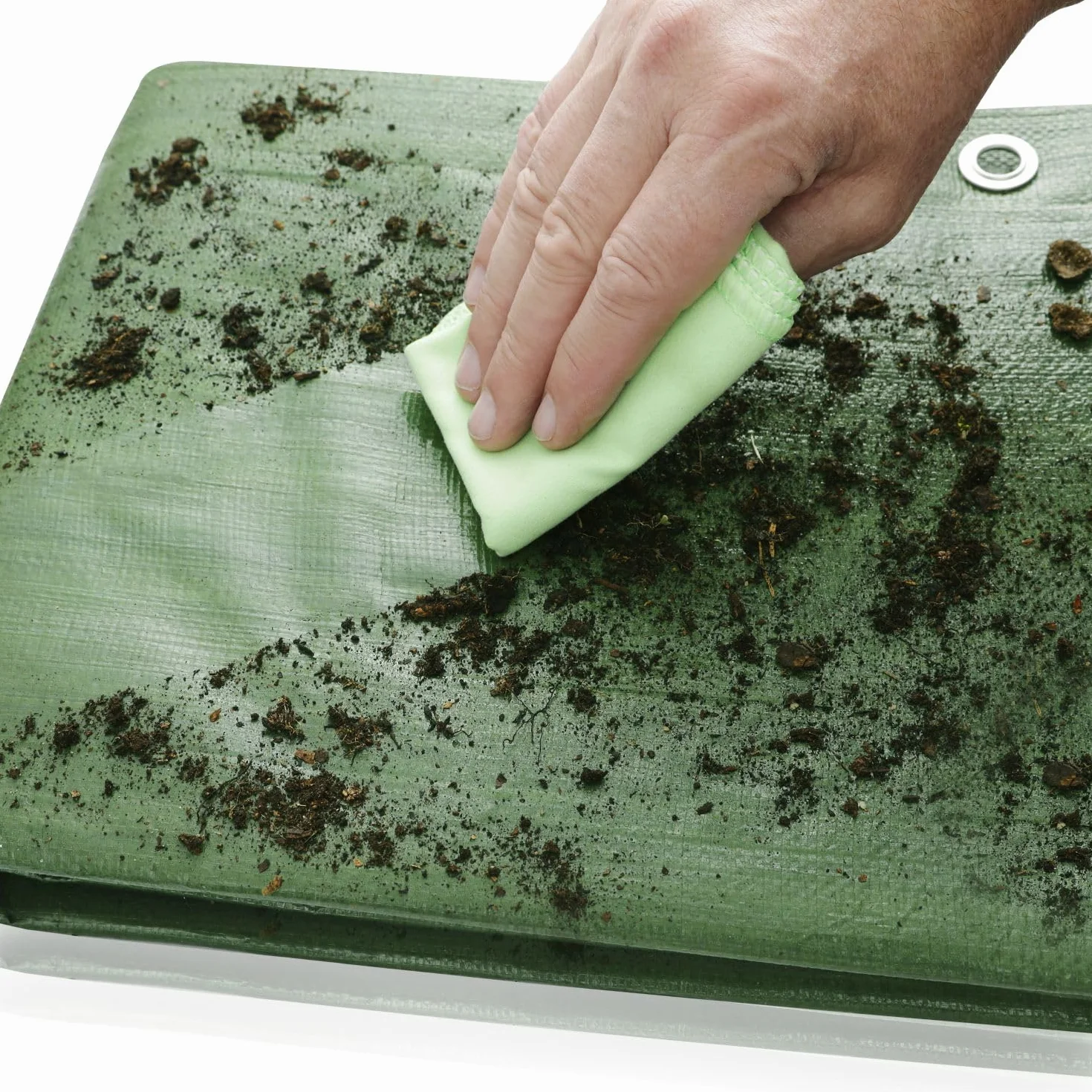 GardenMate Telone protettivo per barca, 4 x 5 m, 120 g/m², colore verde
