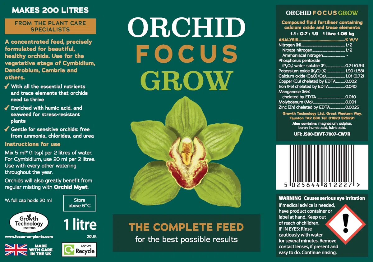 Orchid Focus Grow, 1 litro