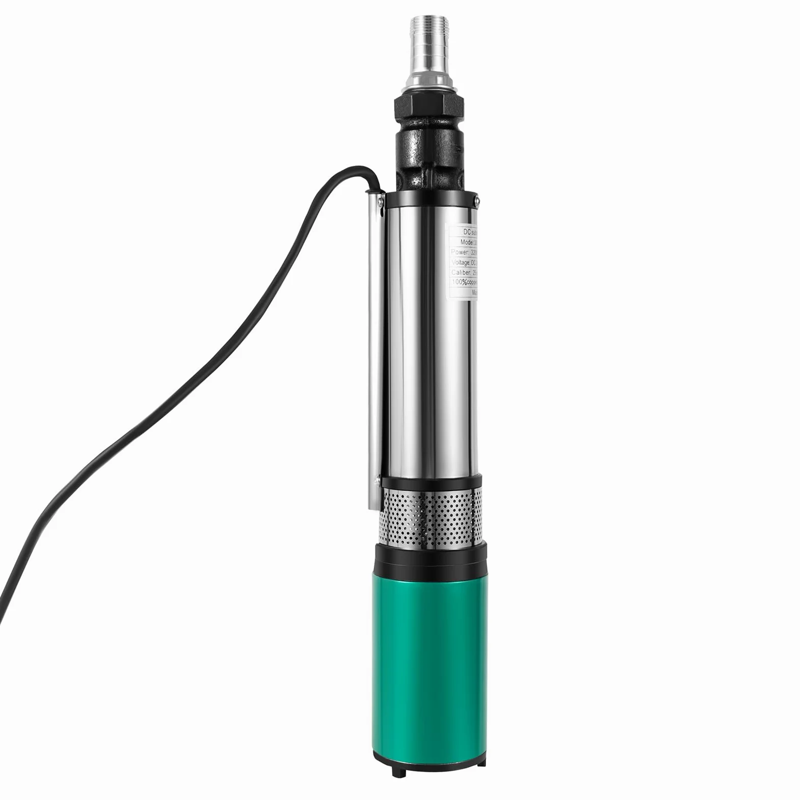 Pompa sommergibile per fontana profonda, 320 W, 24 V, pompa per fontane profonde, pompa di sentina solare per acqua domestica e giardino