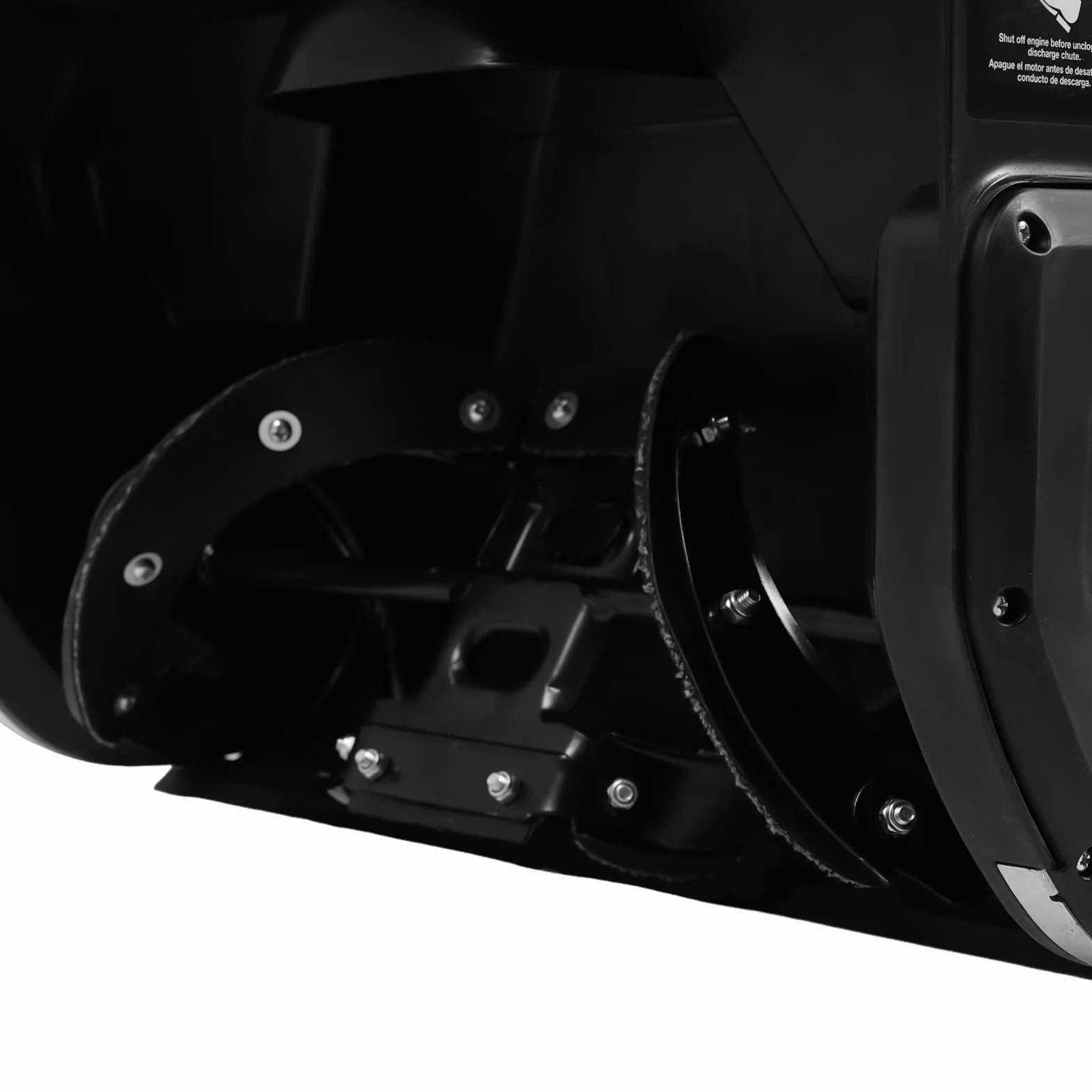Spazzaneve elettrico 2400 W 22,05 pollici spazzaneve elettrico con fari a LED e ruote antiscivolo per uso domestico terrazze e industriali, nero