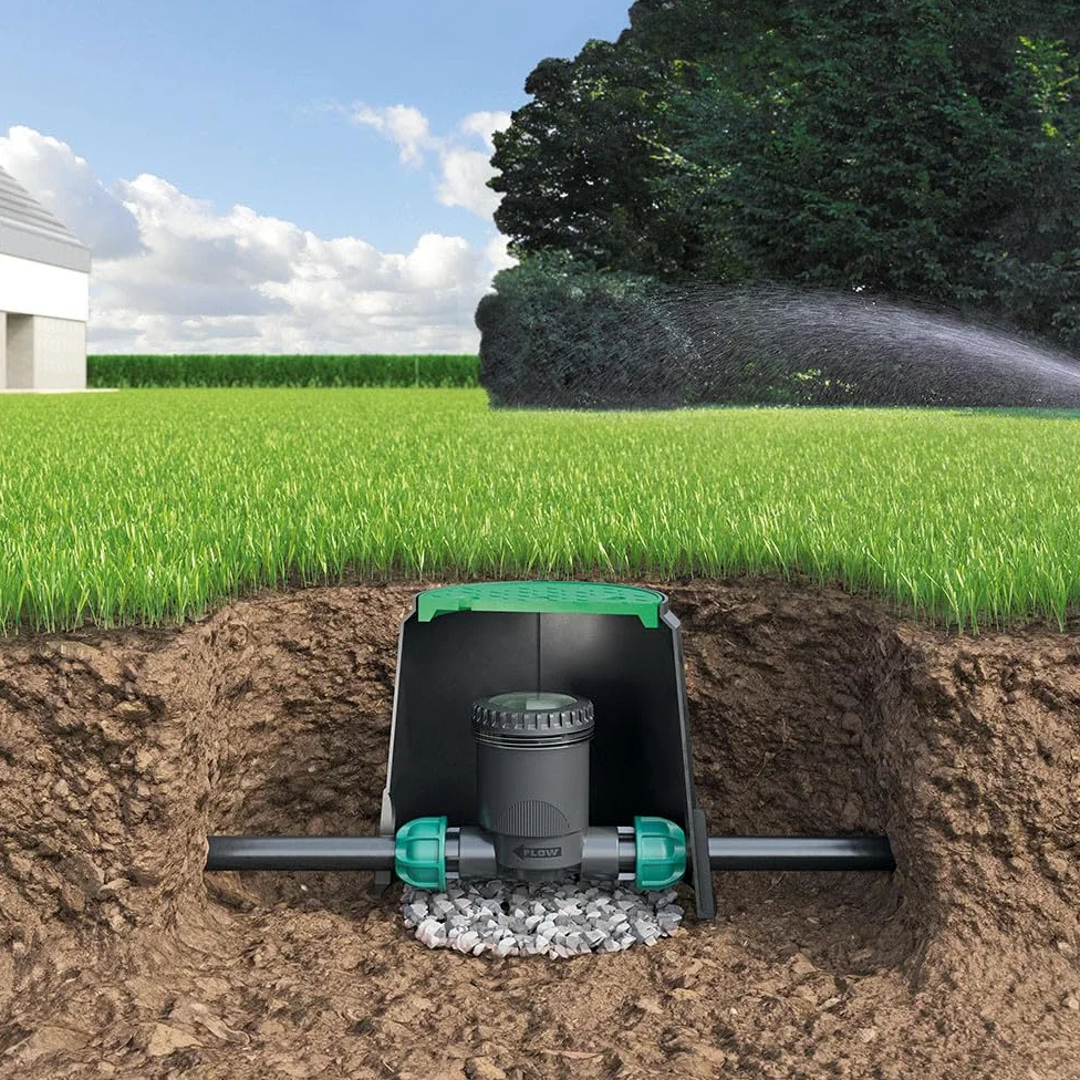 Claber Elettrovalvola programmabile, valvola con programmatore per sistema di irrigazione