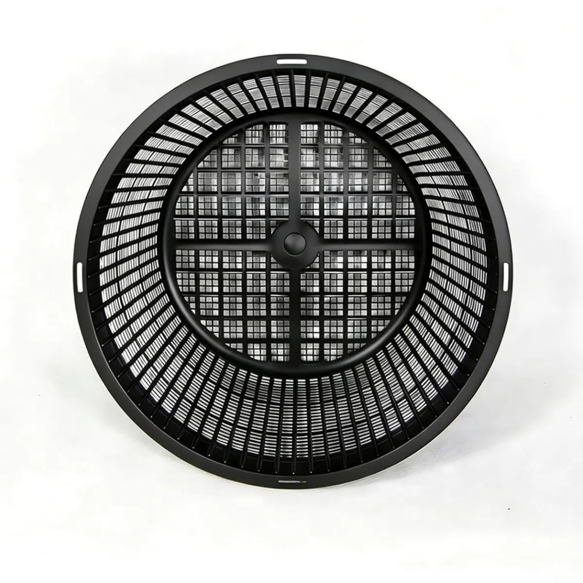 Contenitore per piante acquatiche per il controllo delle radici dello stagno, 21,6 cm, rotondo, a rete, nero (5 pezzi)