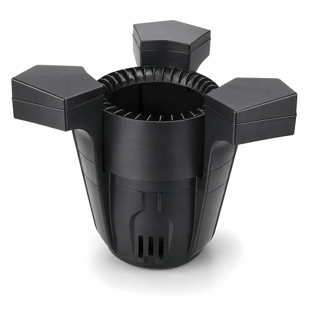 Skimmer galleggiante per laghetto con pompa aeratore integrata, filtraggio 43 W/70 W per laghetti da giardino e acqua esterna, efficiente detergente per superfici per acqua pulita
