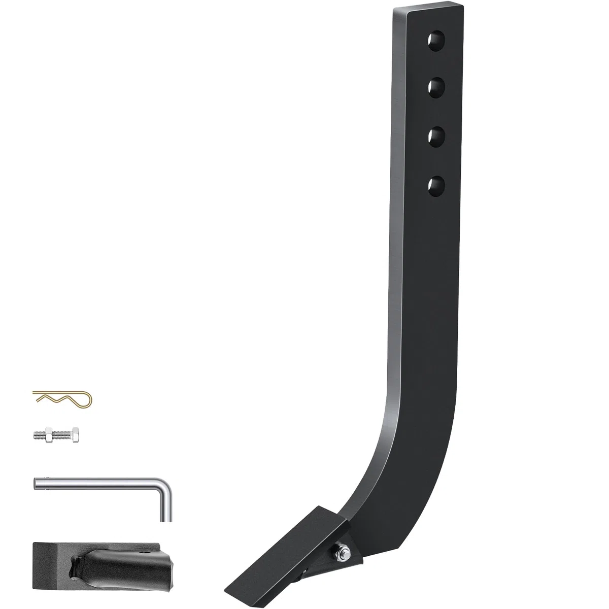 VEVOR Gambo per lama da box, gambo per scarificatore da 18", gambo per raschietto da box a 4 fori, gambo per ripper con denti conici e perni rimovibili