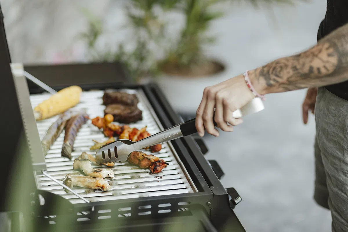 Enders - Pinze da barbecue di qualità superiore in acciaio inossidabile, #8787