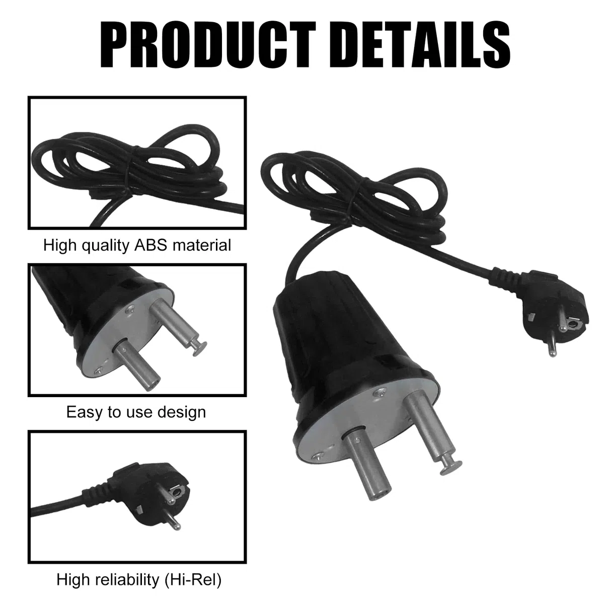 Motore elettrico per barbecue, motore in ABS, DC 220 V-240 V, per esterni, accessorio per barbecue, rotatore, per barbecue in cipriota FD801B