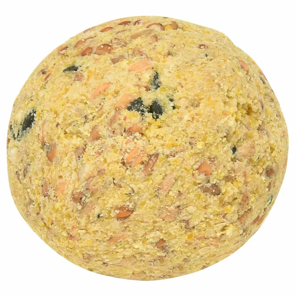 vidaXL 200x Palline di Grasso e Semi per Uccelli Semini Alimenti Allevamento Becchime Grano Mais Calcio Girasole Sorgo Cibo Animali