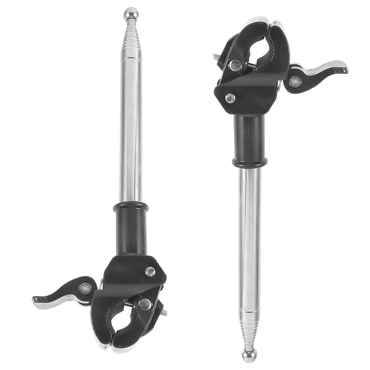 Asta portabandiera per motociclette, Supporto per Asta portabandiera per Esterni, 2 Pezzi Supporto telescopico per Asta Auto Supporto per Portapacchi Posteriore Accessori per Asta Auto