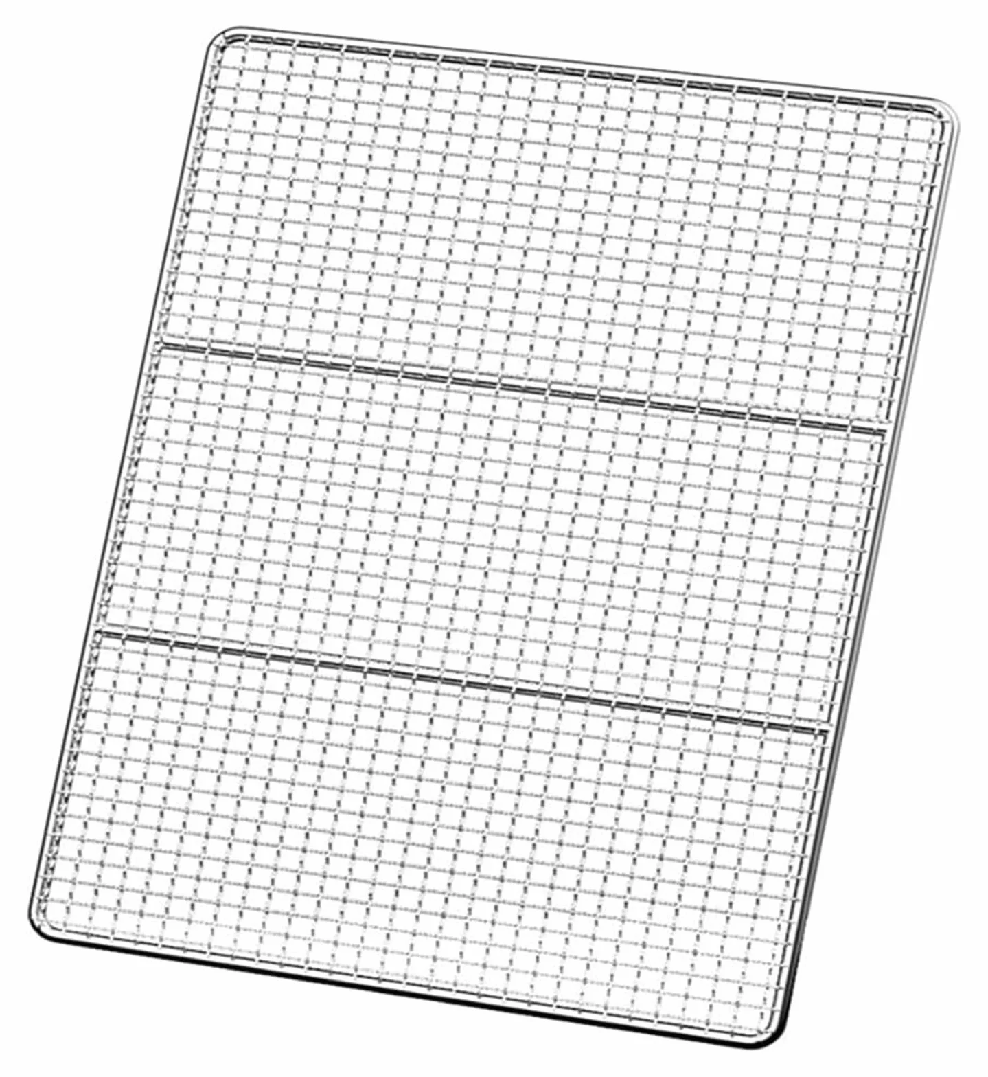 Griglia,Griglia BBQ, Griglia Rotonda for Barbecue Multiuso di Grandi Dimensioni, in Acciaio Inossidabile, pentole da Campeggio, griglia for falò all'aperto for costolette,(Size:60x50cm)