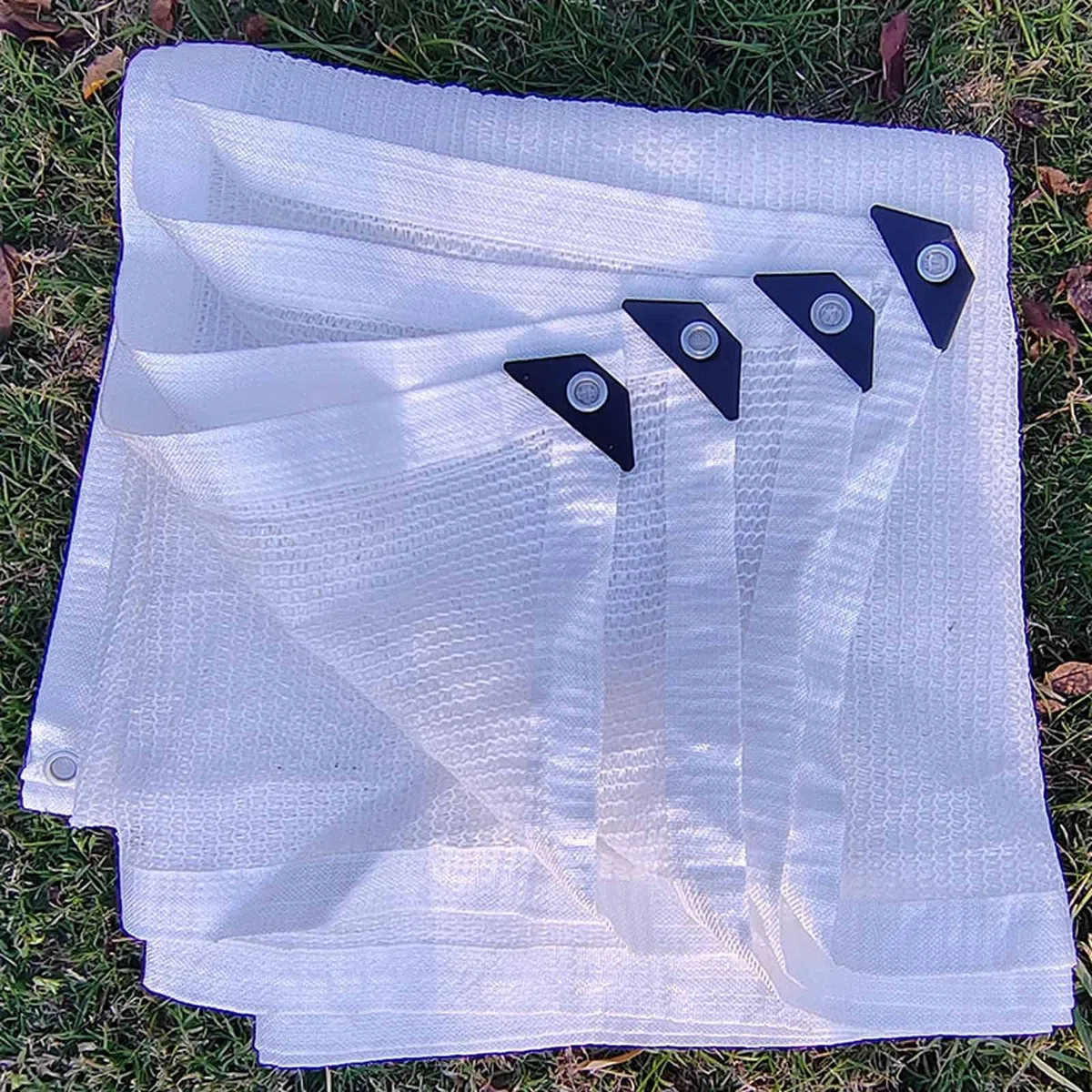 BOHHO 50% Sunblock Shade Cloth, Sun Screen Mesh Plants Greenhouse Cover Fabric,Sunshade Netting for Flowers Plants Patio Lawn Outdoor (Size : 2x6m/6.6x19.7ft)