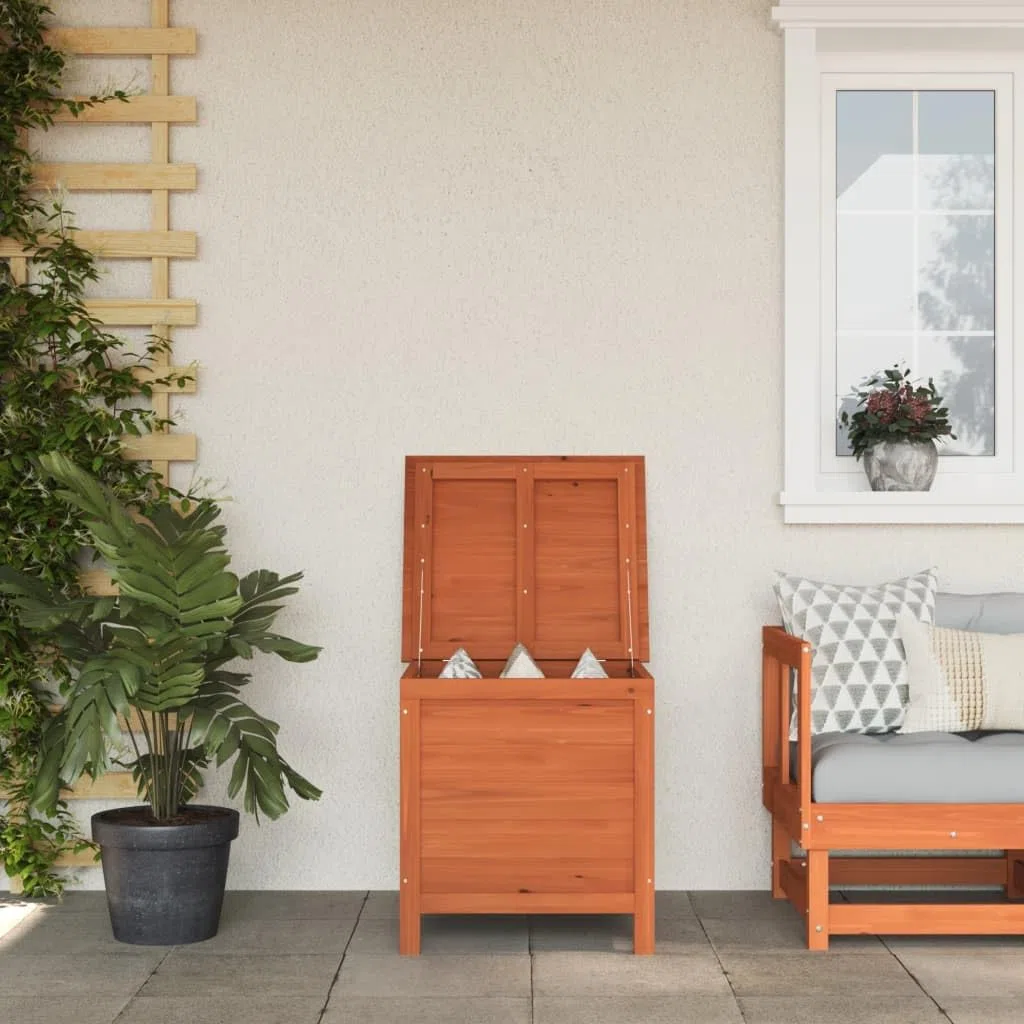 Gecheer Contenitore da Giardino,Cassapanca,Contenitore da Esterno,Baule da Giardino,Baule da Esterno Grande,Contenitore Box,Cassapanca per Esterni,Contenitore per Cuscini,Giocattoli,50x49x56,5 cm