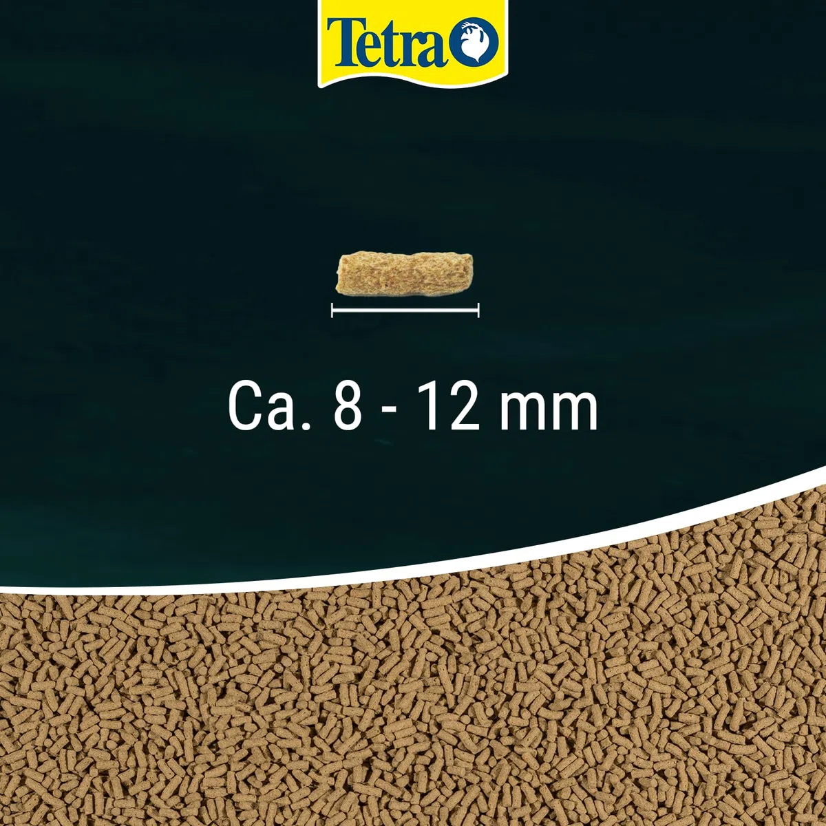 Tetra Pond Wheatgerm Sticks, Mangime Completo ai Pesci dei Laghetti da Giardino, Ottimale per Temperature Basse dell'Acqua in Autunno e in Primavera, 4 L